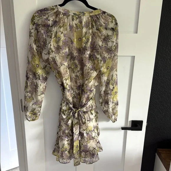 Adelyn Rae Floral V-Neck Dress Size XS - Picture 6 of 6